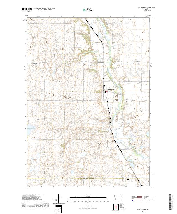 USGS Topographic Map – Wallingford