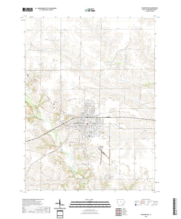 USGS Topographic Map – Washington