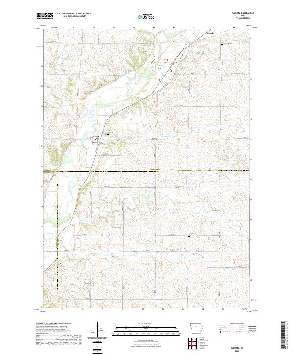 USGS Topographic Map – Washta