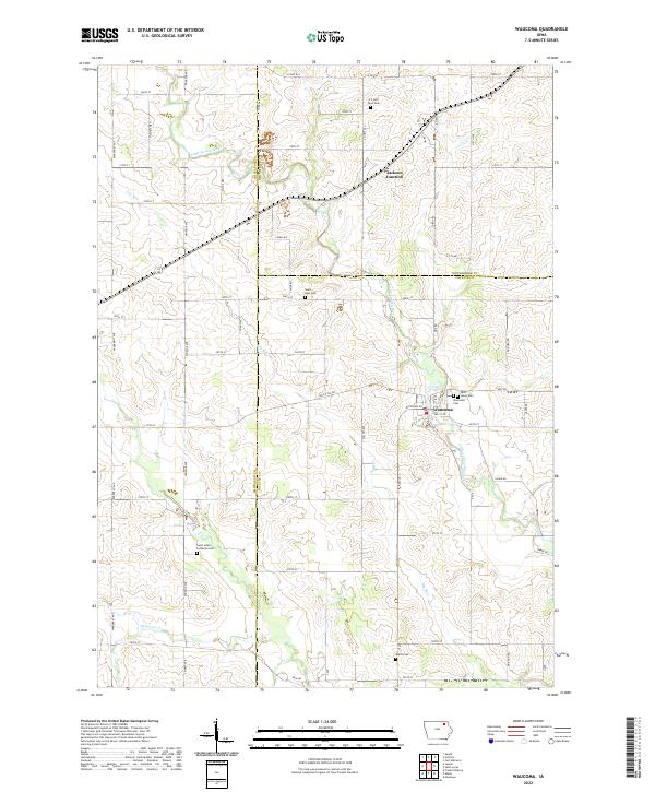 USGS Topographic Map – Waucoma