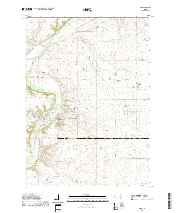 USGS Topographic Map – Webb