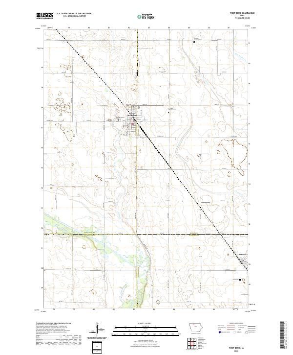 USGS Topographic Map – West Bend