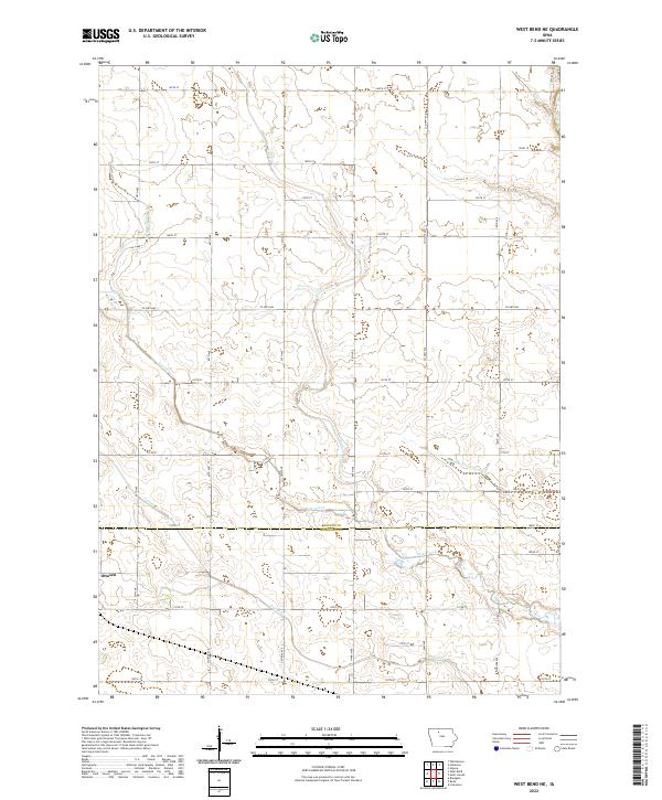 USGS Topographic Map – West Bend NE