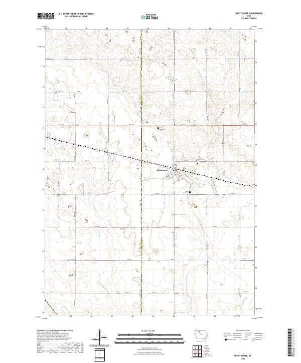 USGS Topographic Map – Whittemore