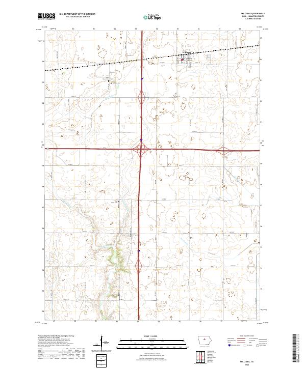 USGS Topographic Map – Williams