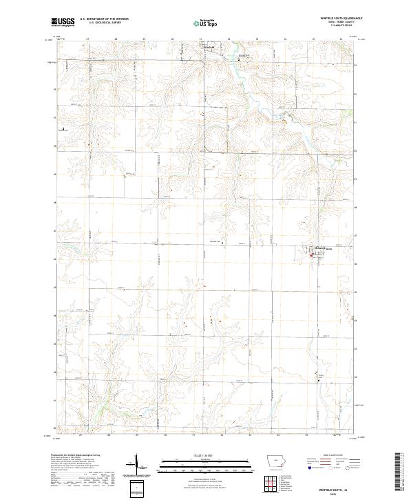 USGS Topographic Map – Winfield South