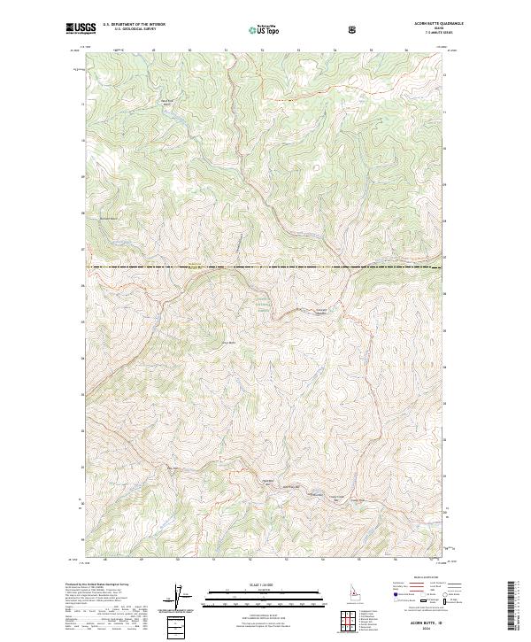 USGS Topographic Map – Acorn Butte