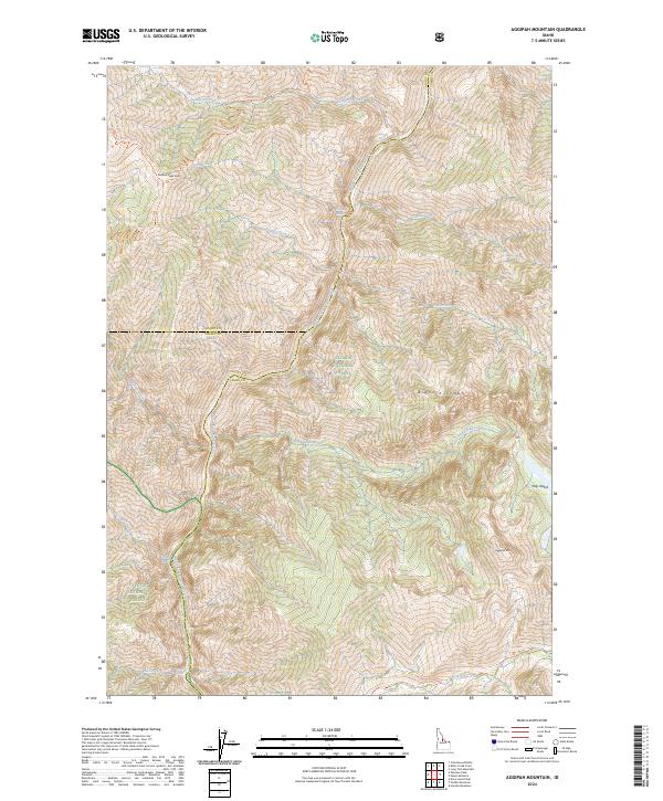 USGS Topographic Map – Aggipah Mountain