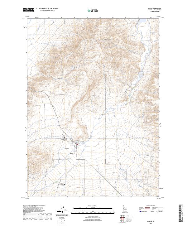 USGS Topographic Map – Albion