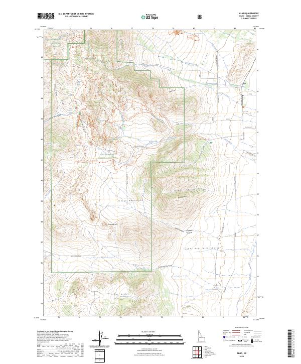 USGS Topographic Map – Almo