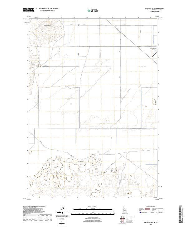 USGS Topographic Map – Antelope Butte