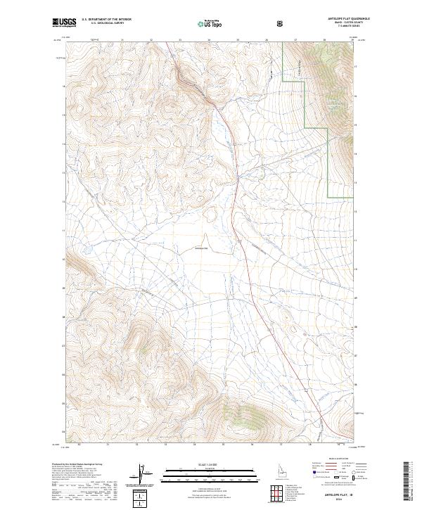 USGS Topographic Map – Antelope Flat