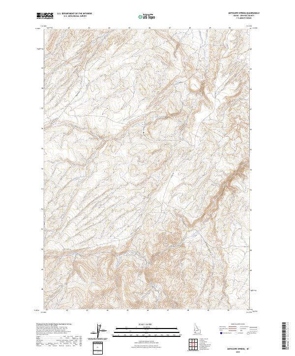 USGS Topographic Map – Antelope Spring
