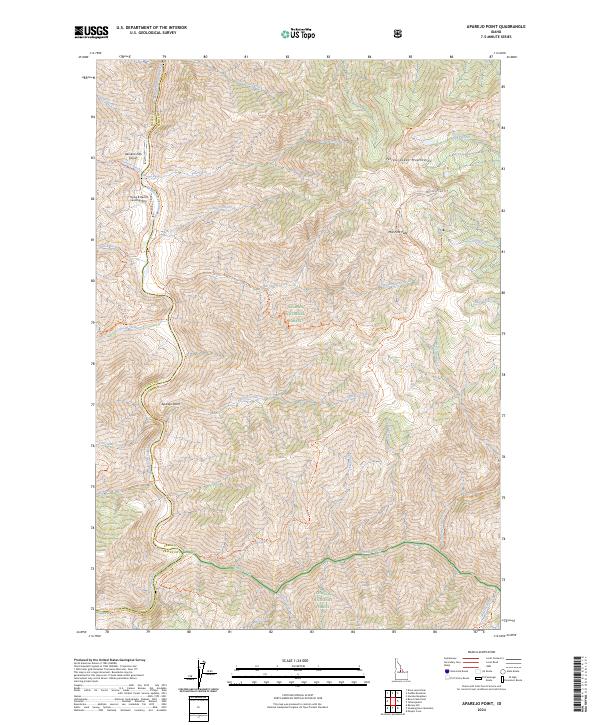 USGS Topographic Map – Aparejo Point