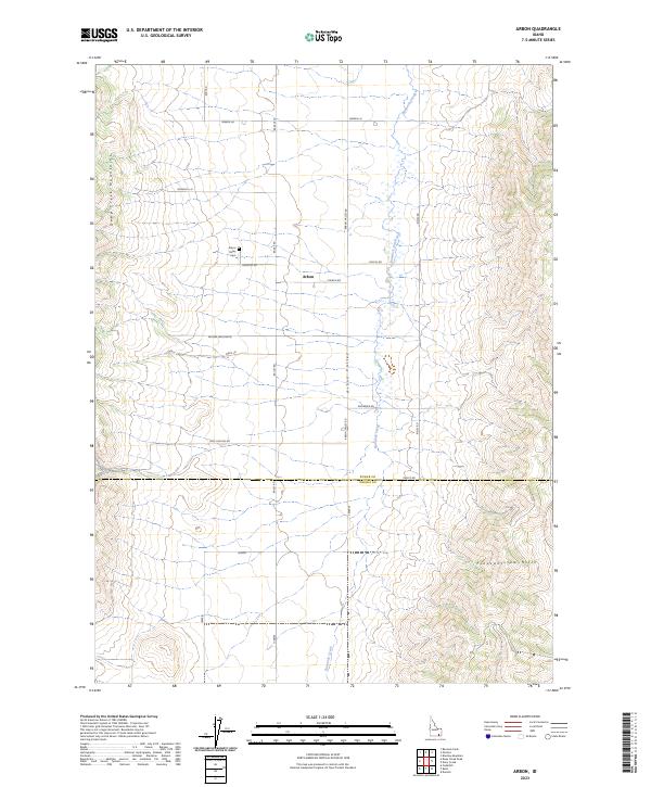 USGS Topographic Map – Arbon