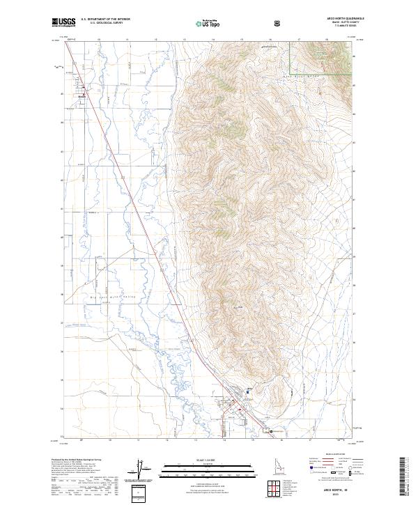 USGS Topographic Map – Arco North