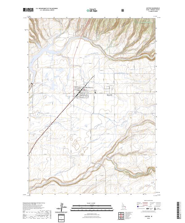 USGS Topographic Map – Ashton