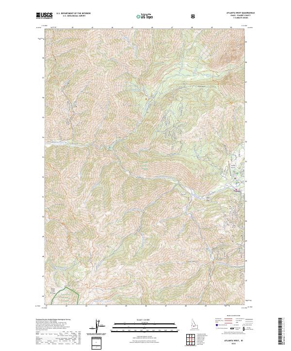 USGS Topographic Map – Atlanta West