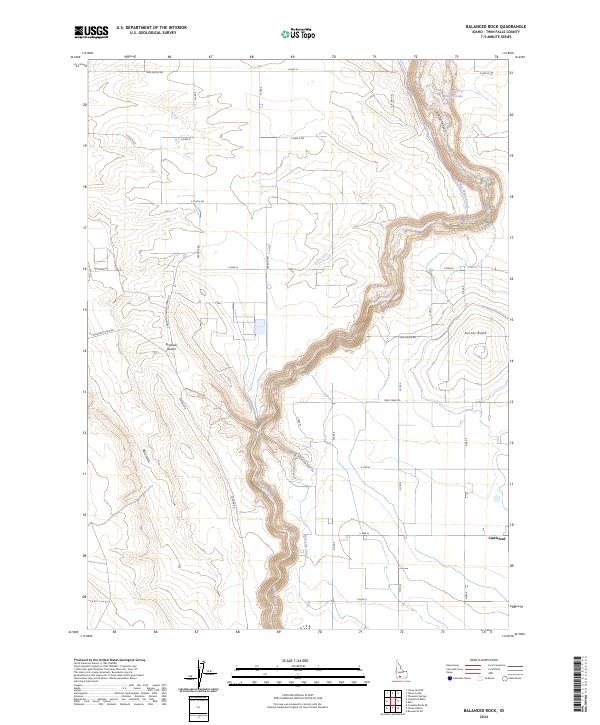 USGS Topographic Map – Balanced Rock