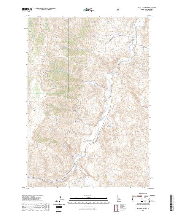 USGS Topographic Map – Bald Mountain