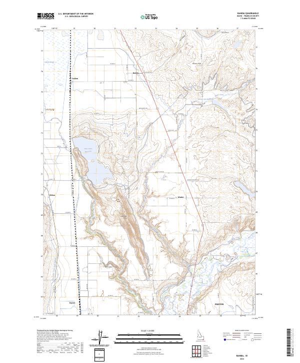 USGS Topographic Map – Banida