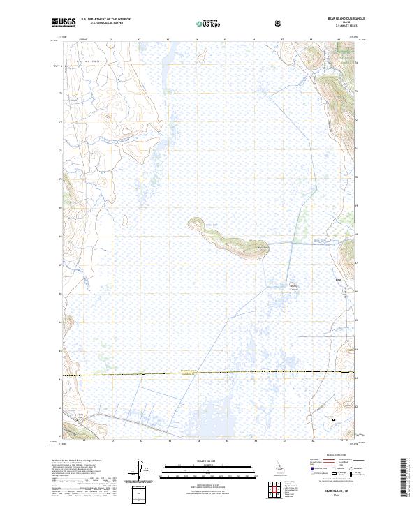 USGS Topographic Map – Bear Island