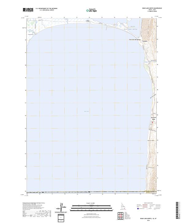 USGS Topographic Map – Bear Lake North