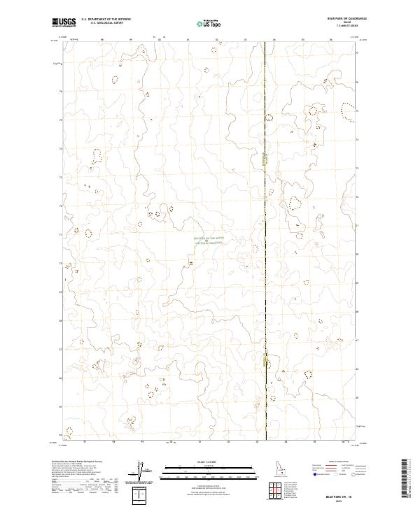 2023 Map of Bear Park SW, 2023 Print