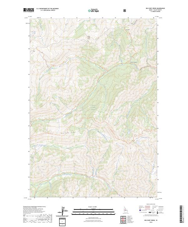 USGS Topographic Map – Big Chief Creek