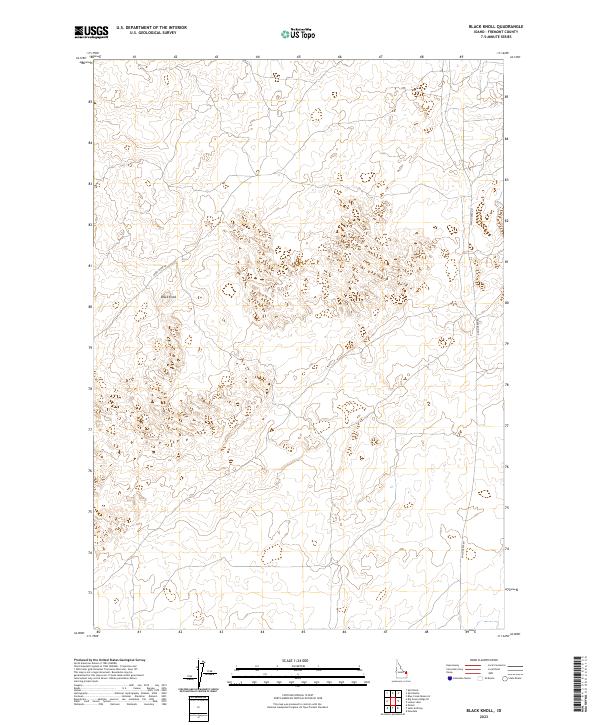 USGS Topographic Map – Black Knoll