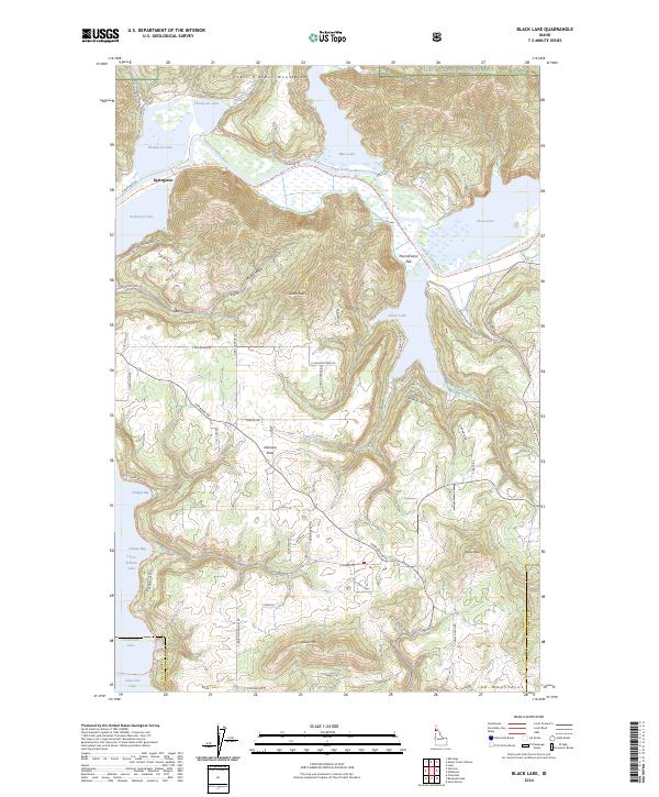 USGS Topographic Map – Black Lake