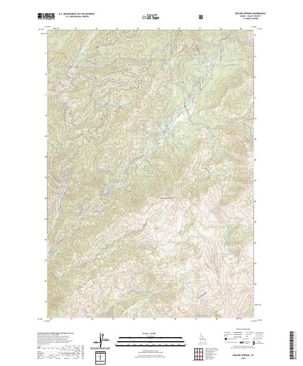 USGS Topographic Map – Boiling Springs