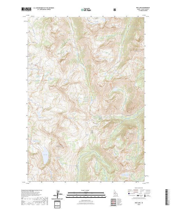 USGS Topographic Map – Box Lake