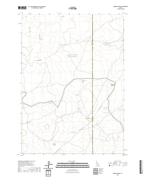 USGS Topographic Map – Brigham Point