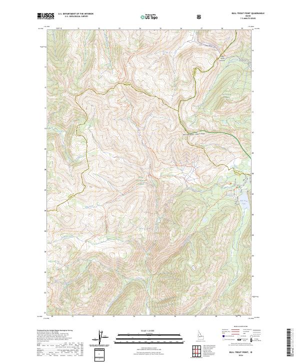 USGS Topographic Map – Bull Trout Point