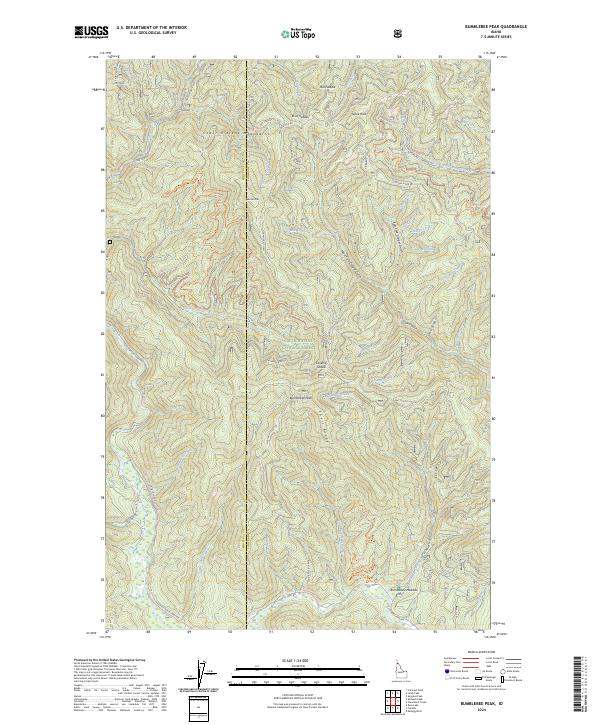 USGS Topographic Map – Bumblebee Peak