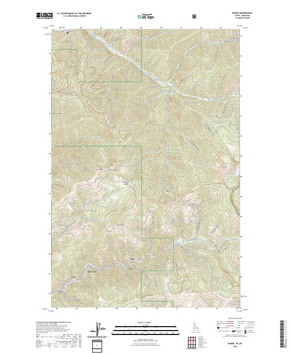 USGS Topographic Map – Burke
