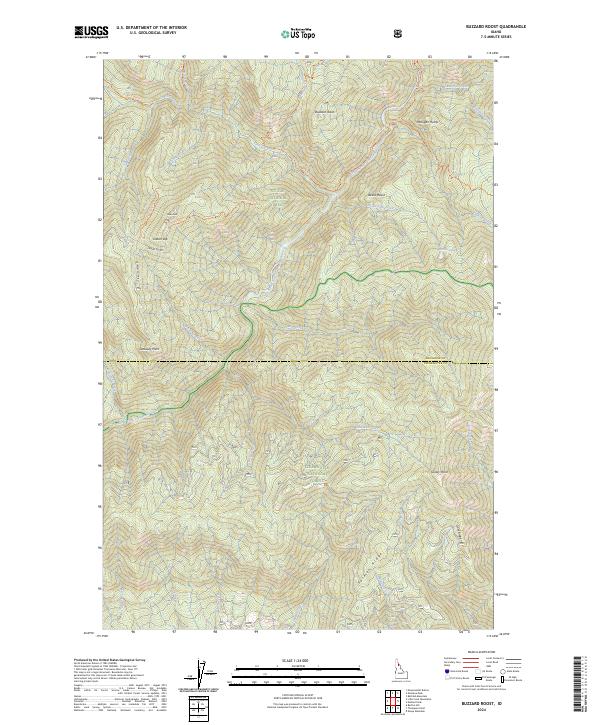 USGS Topographic Map – Buzzard Roost