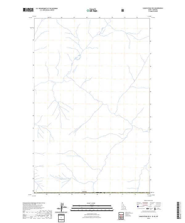 USGS Topographic Map – Canuck Peak OE N