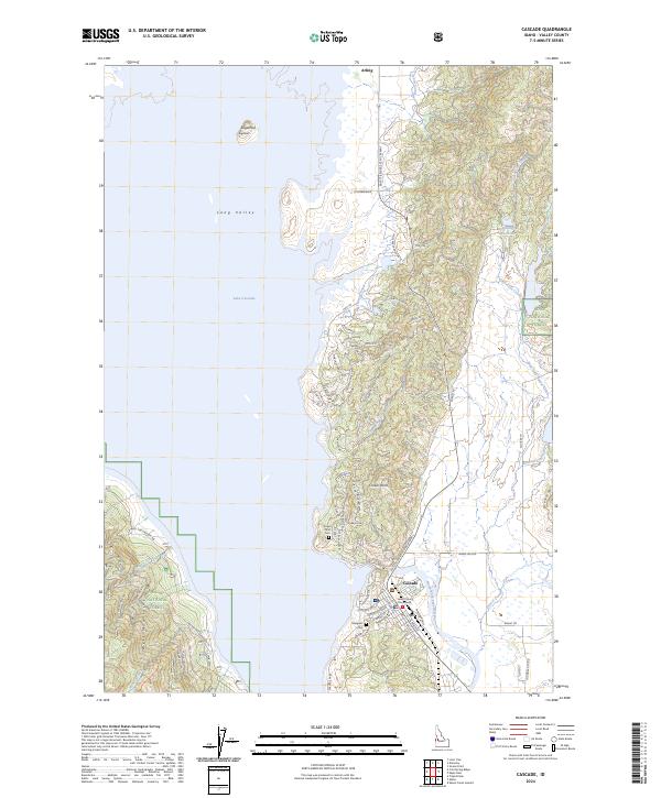 USGS Topographic Map – Cascade