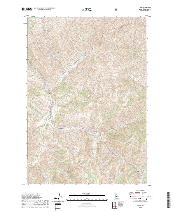 USGS Topographic Map – Casto