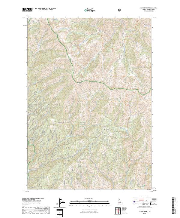 USGS Topographic Map – Cayuse Point