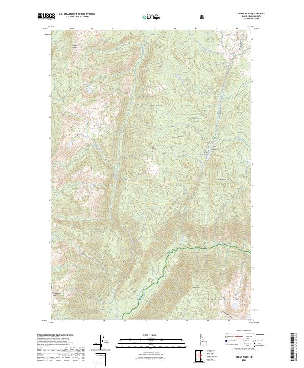 2024 Map of Cedar Ridge, 2024 Print