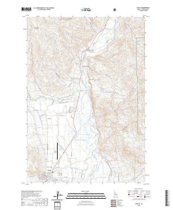 USGS Topographic Map – Challis