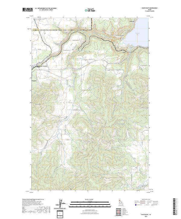 USGS Topographic Map – Chatcolet