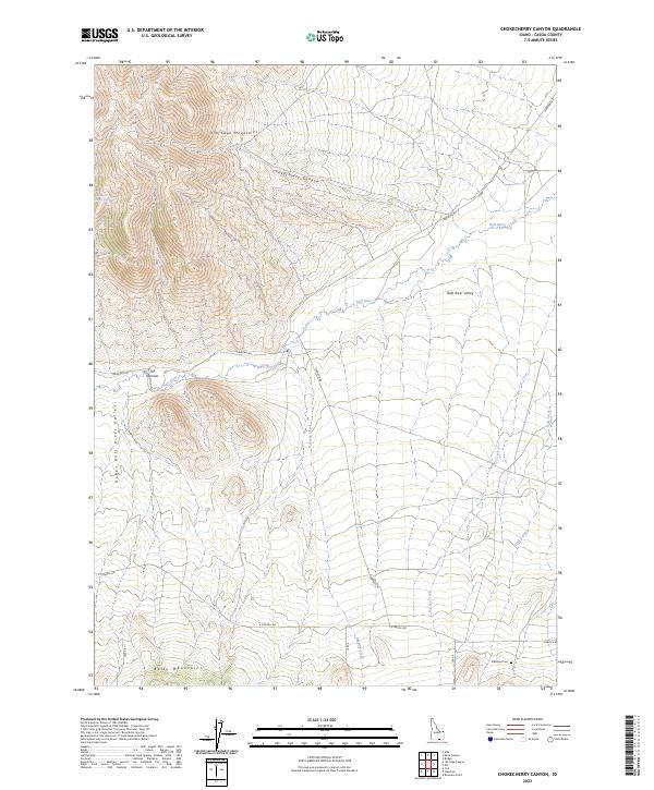 USGS Topographic Map – Chokecherry Canyon