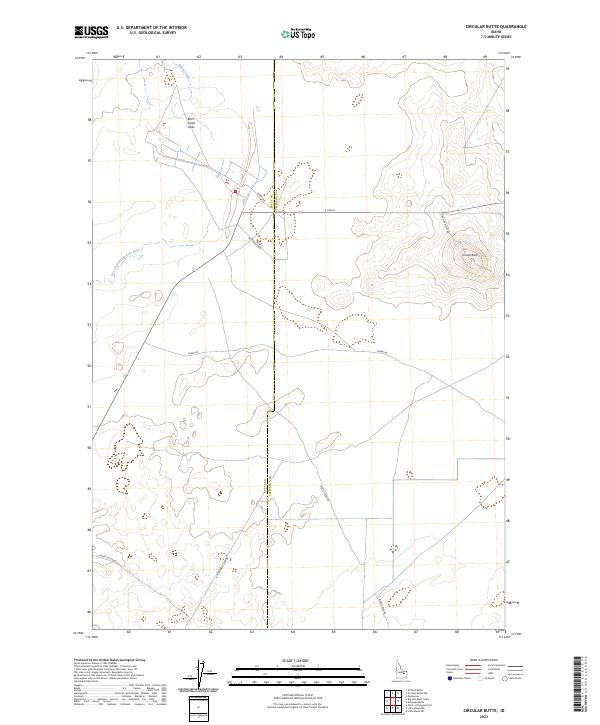 USGS Topographic Map – Circular Butte