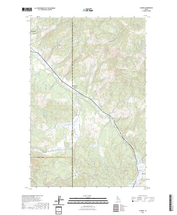 USGS Topographic Map – Clarkia