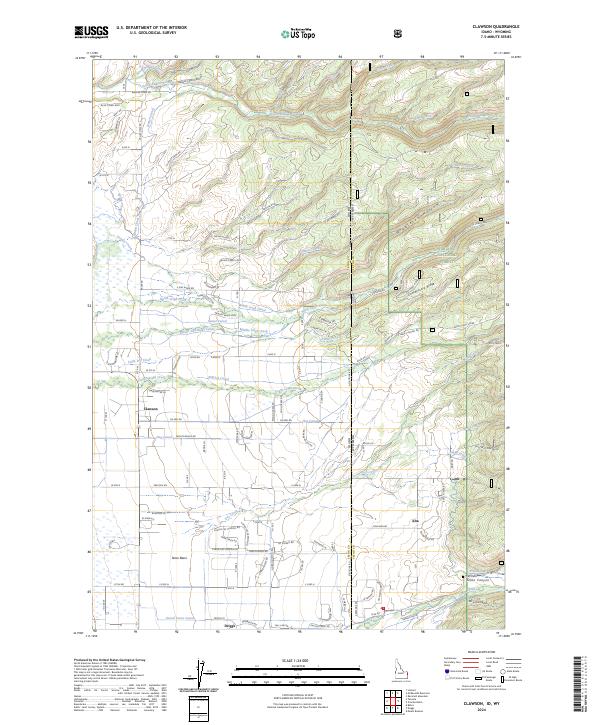 USGS Topographic Map – Clawson