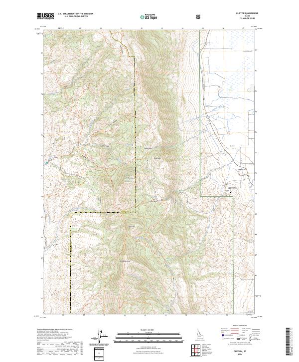 USGS Topographic Map – Clifton